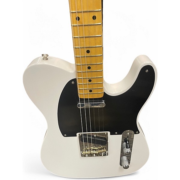 Used Fender Custom Journeyman Telecaster Alpine White Solid Body Electric Guitar