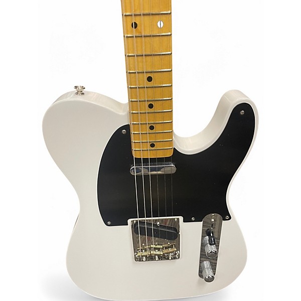 Used Fender Custom Journeyman Telecaster Alpine White Solid Body Electric Guitar