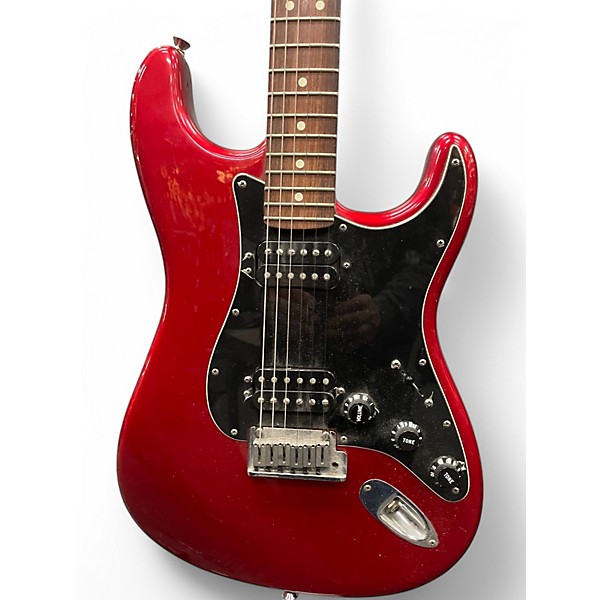 Used 2004 Fender American Standard Stratocaster HH Candy Apple Red Solid Body Electric Guitar