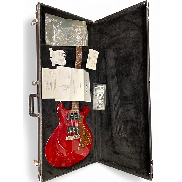 Used PRS Used 2007 PRS Mira With Birds Vintage Cherry Solid Used PRS Used 2007 PRS Mira With Birds Vintage Cherry Solid