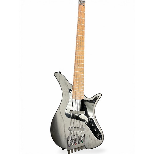 Used Kiesel TBM5 Blacked Out Ash Electric Bass Guitar