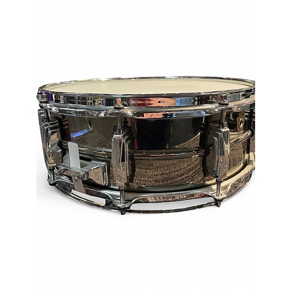 Used Ludwig 5.5X14.5 Black Beauty Snare CHROME OVER BRASS Drum