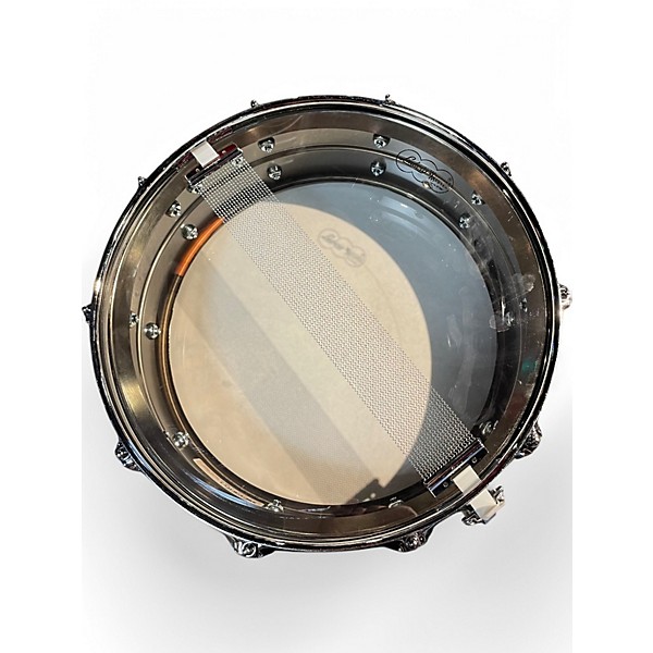 Used Ludwig 5.5X14.5 Black Beauty Snare CHROME OVER BRASS Drum