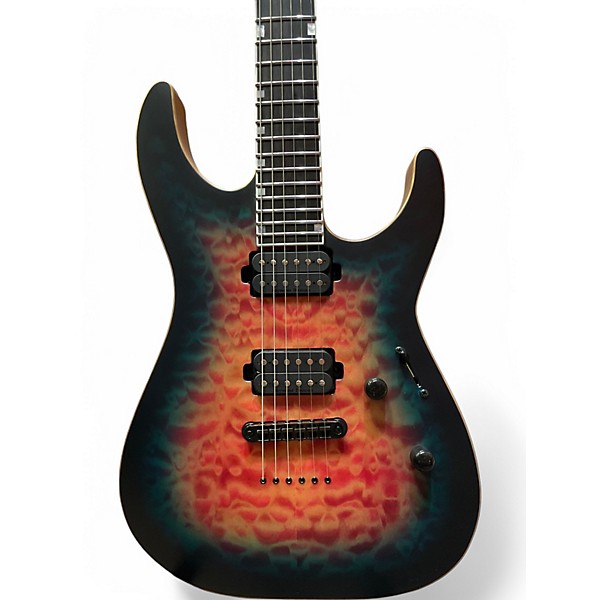 Used 2023 ESP M-II NTB USA BLUE ROSE Solid Body Electric Guitar