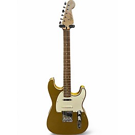 Used Squier PARANORMAL CUSTOM NASHVILLE STRATOCASTER Gold Solid Body Electric Guitar