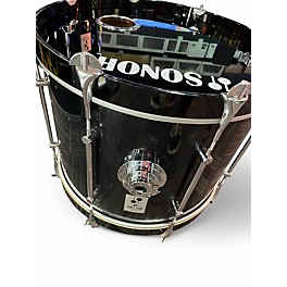 Vintage 1990 SONOR 4 Piece Force 2000 black  Drum Kit