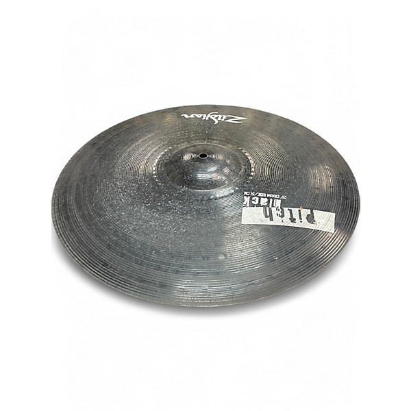 Used Zildjian 20in pitch black crash ride Cymbal