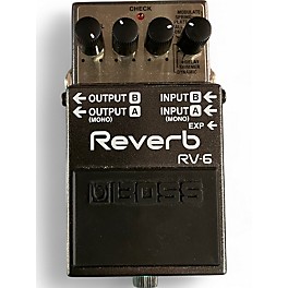 Used BOSS RV6 Digital Reverb Effect Pedal