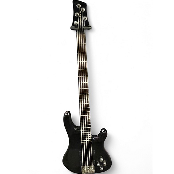 Used Hartke 5 STRING BASS Black Electric Bass Guitar