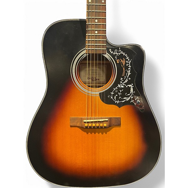 Used Epiphone DR-400 MCE VSS Antique Sunburst Acoustic Electric Guitar