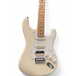 Used Fender American Professional Standard Stratocaster HSS Antique White Solid Body Electric Guitar