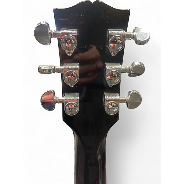 Used Gibson Les Paul Studio Trans Black Solid Body Electric Guitar