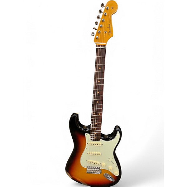 Used 2024 Fender 1961 AMERICAN VINTAGE II 2 Color Sunburst Solid Body Electric Guitar