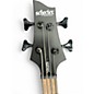 Used Schecter Guitar Research Stiletto Stealth-4  Black Electric Bass Guitar