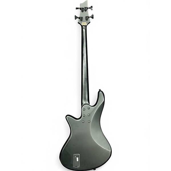Used Schecter Guitar Research Stiletto Stealth-4  Black Electric Bass Guitar