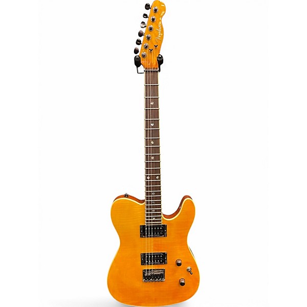 Used Fender Secial Edition Custom Telecaster FMT Amber Solid Body Electric Guitar,New Products : American Fashion Style Bags On Sale