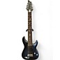 Used Schecter Guitar Research Damien Platinum 8 Satin Black Solid Body Electric Guitar thumbnail