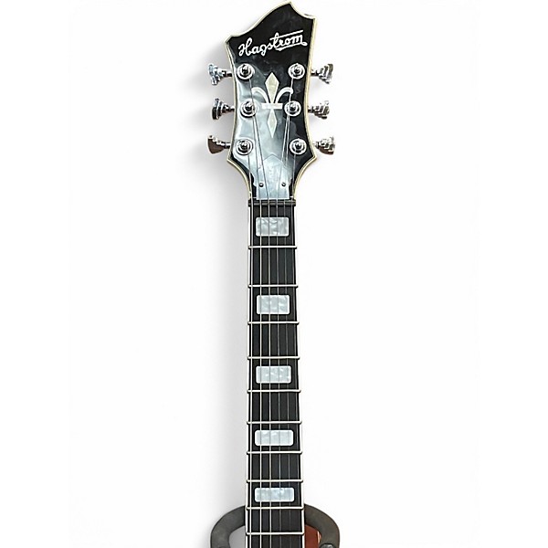 Used Hagstrom SUPER VIKING Orange Hollow Body Electric Guitar