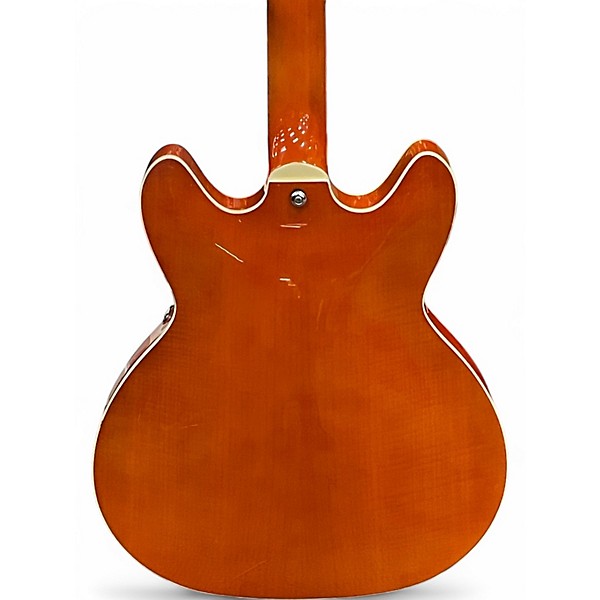 Used Hagstrom SUPER VIKING Orange Hollow Body Electric Guitar