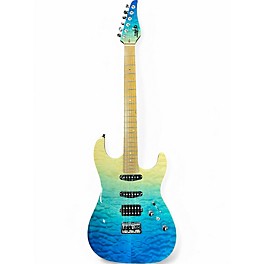 Used Jet Guitars JS-1000 TRANSPARENT BLUE Solid Body Electric Guitar