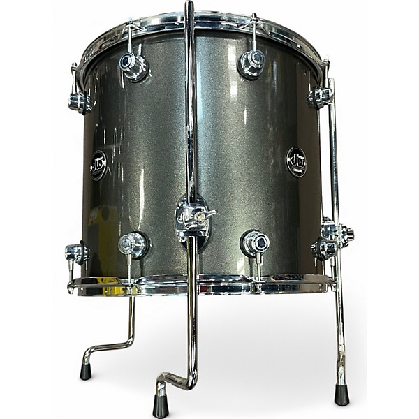 Used DW 4 Piece Performance Series Gunmetal Gray Drum Kit