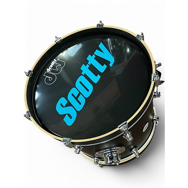 Used DW 4 Piece Mini Pro 18KD matte black Drum Kit,New Products : American Fashion Style Bags On Sale