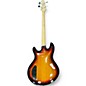 Used Lakland Skyline Hollowbody Brown Sunburst Electric Bass Guitar