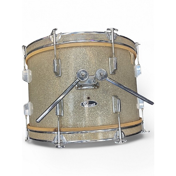 Used Reuther 5 Piece 5 piece shell pack holiday silver sparkle Drum Kit