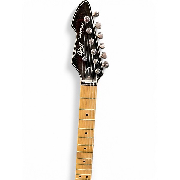 Used Peavey MILESTONE LH Black Solid Body Electric Guitar