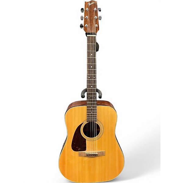 Used Fender F-120 LH Natural Acoustic Guitar