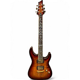 Used Schecter Guitar Research C1 Classic 3 Tone Sunburst Solid Body Electric Guitar