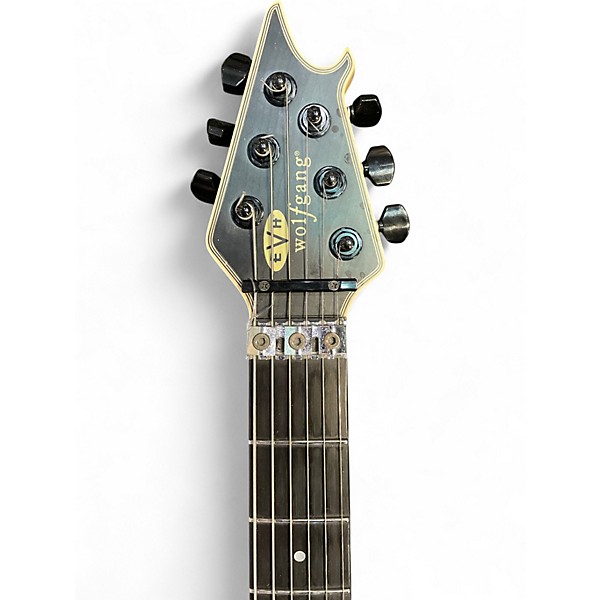 Used 2018 Peavey Wolfgang Standard Black and White Solid Body Electric Guitar