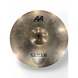 Used SABIAN AA RAW BELL CRASH  Metallic Gold Cymbal