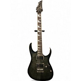 Used 2007 Ibanez RG3EXFM1 Transparent Gray Burst Solid Body Electric Guitar