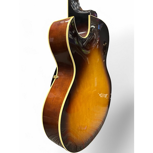 Vintage 1980s Aria Pro Ii EA650SB Vintage Sunburst Hollow Body Electric Guitar