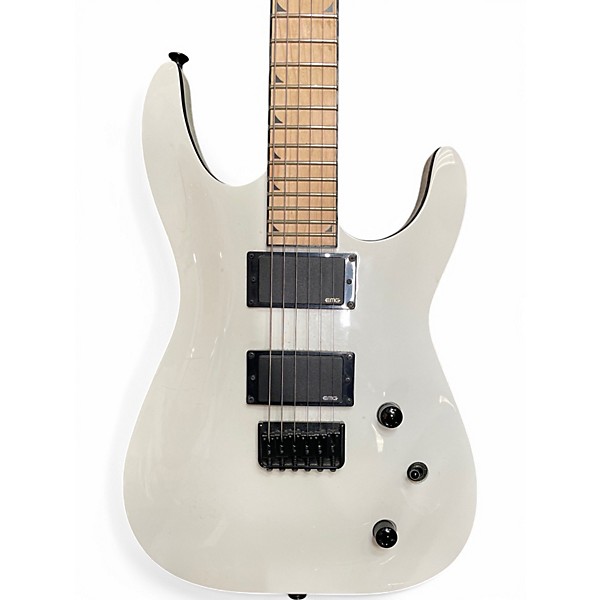 Used 2017 Jackson SLATHXMG3-6 Snow White Solid Body Electric Guitar