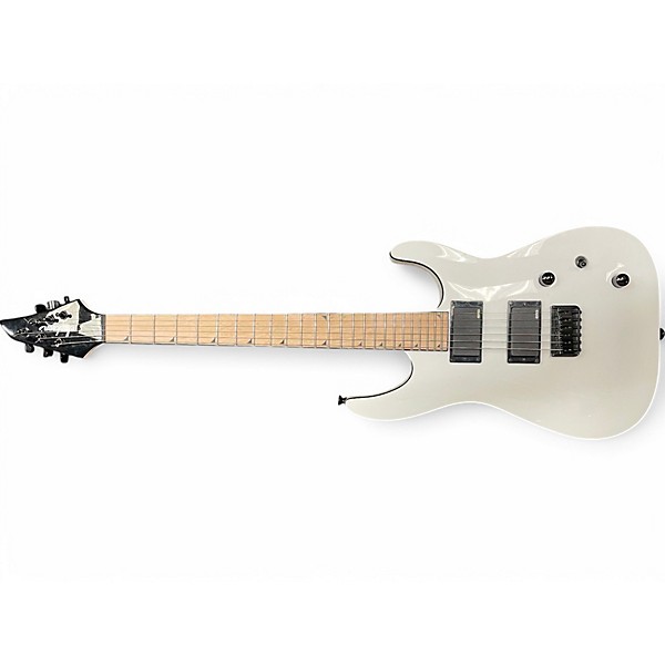Used 2017 Jackson SLATHXMG3-6 Snow White Solid Body Electric Guitar