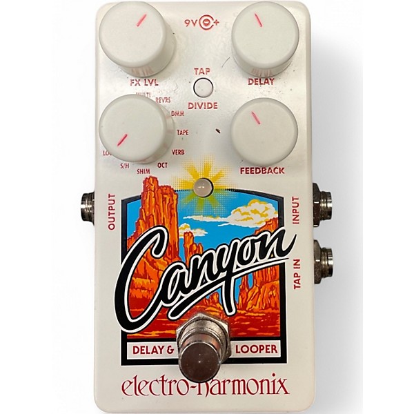 Used Electro-Harmonix Canyon Delay and Looper Effect Pedal