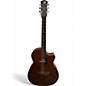 Used Luna Gypsy Tattoo Mahogany Satin Natural Acoustic Electric Guitar thumbnail