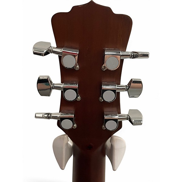 Used Luna Gypsy Tattoo Mahogany Satin Natural Acoustic Electric Guitar