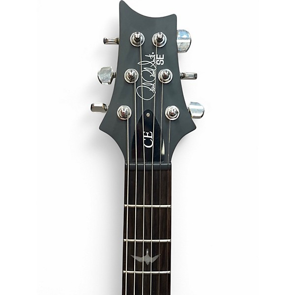 Used PRS SE CE 24 Satin Black Solid Body Electric Guitar