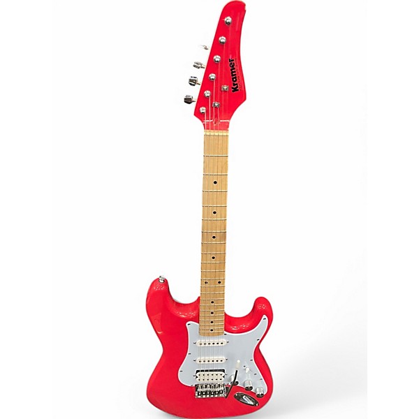 Used Kramer vt211s light red Solid Body Electric Guitar