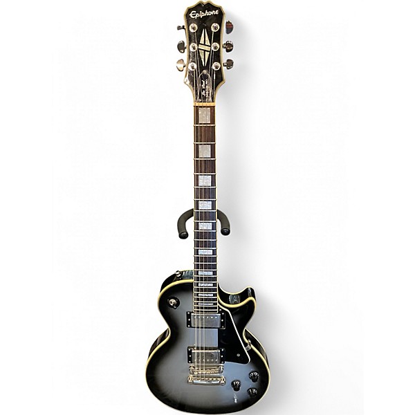 Used Epiphone Les Paul Custom Pro SILVER BURST Solid Body Electric Guitar