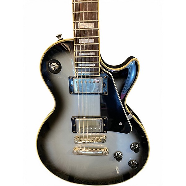 Used Epiphone Les Paul Custom Pro SILVER BURST Solid Body Electric Guitar