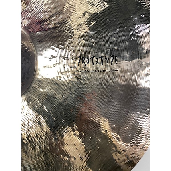 Used SABIAN 22in hhx complex thin crash Cymbal