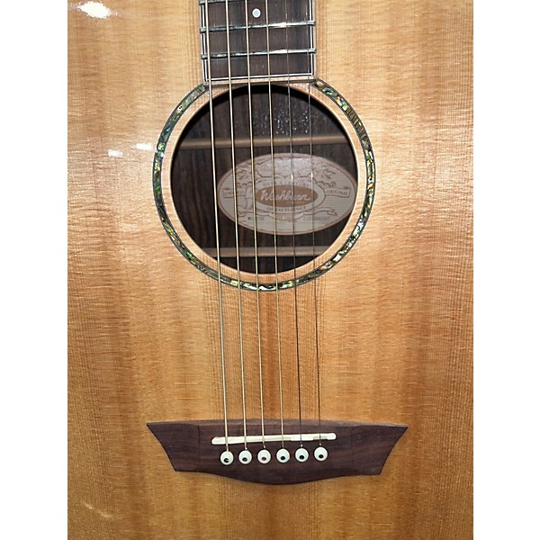 Used 2015 Washburn WG-27SE Antique Natural Acoustic Electric Guitar