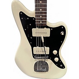 Used Squier J Mascis Jazzmaster Antique White Solid Body Electric Guitar