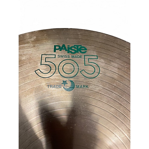 Used Paiste 13in 505 crash Cymbal