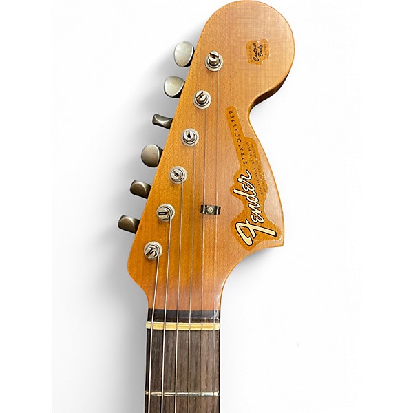 Used Fender CUSTON SHOP LTD RSTD BIGHEAD STRAT CREAM Solid Body Electric Guitar