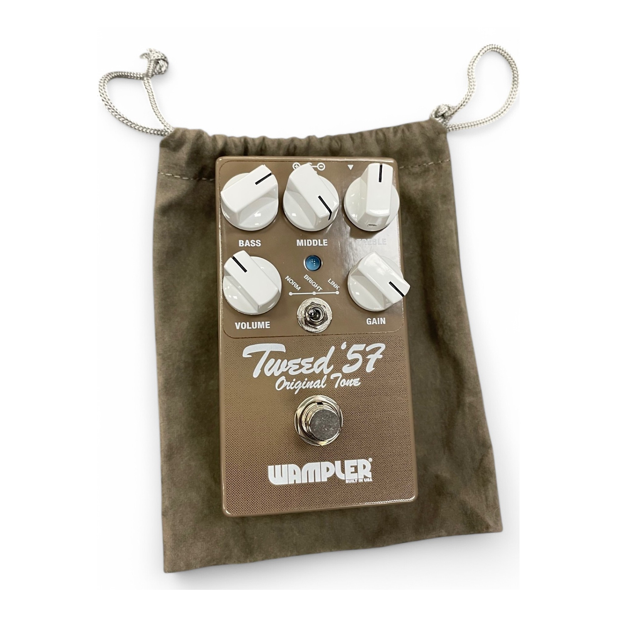 Used Wampler Tweed '57 Vintage Overdrive Effect Pedal